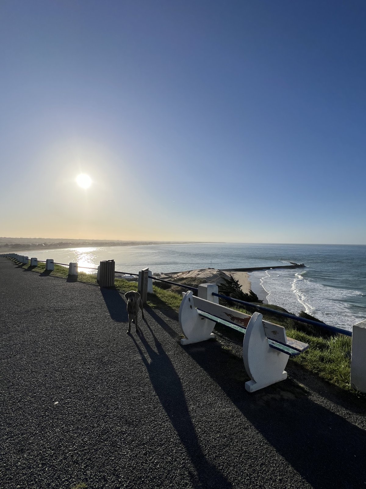 Promenade en bord de mer à Carteret
